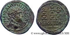 ELAGABAL(16/05/218-12/03/222)Marcus Aurelius Antoninus 2 assaria, (MB, ئ 25) N° v13_0509    Date : 218-219 Nom de l'atelier : Bithynie, Nicوa, Nicée Métal : cuivre Diamètre : 25mm Axe des coins : 12h.