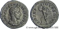 ALEXANDRE SEVERE(10/05/221-22/03/235)Marcus Aurelius Severus AlexanderAuguste (13/03/222-22/02/235) Denier N° v13_0532    Date : 234 Nom de l'atelier : Rome Métal : argent Diamètre : 20mm Axe des coin