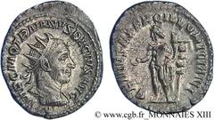 TRAJAN DECE(07/249-06/251)Caius Messius Quintus Traianus Decius Antoninien N° v13_0633    Date : 250 Nom de l'atelier : Rome Métal : billon Diamètre : 23,5mm Axe des coins : 12h. Poids : 4,11g. Degré 