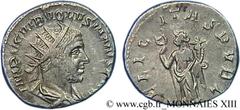 VOLUSIEN(06/251-06/253)Caius Vibius Afinius Gallus Vendumnianus VolusianusAuguste(11/251-05/253) Antoninien N° v13_0672    Date : 253 Nom de l'atelier : Rome Métal : billon Diamètre : 19mm Axe des coi