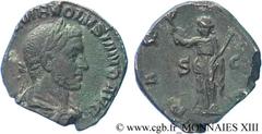 VOLUSIEN(06/251-06/253)Caius Vibius Afinius Gallus Vendumnianus VolusianusAuguste(11/251-05/253) Sesterce, (GB, ئ 27) N° v13_0673    Date : 252 Nom de l'atelier : Rome Métal : cuivre Diamètre : 27mm A