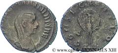 MARINIANE(+ c. 253) MarinianaFemme de Valérien Ier Antoninien N° v13_0685    Date : 256-257 Nom de l'atelier : Rome Métal : billon Diamètre : 18mm Axe des coins : 12h. Poids : 2,19g. Degré de rareté :
