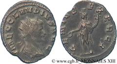 CLAUDE II LE GOTHIQUE(09/268-06-08/270)Marcus Aurelius Claudius Antoninien N° v13_0753    Date : 269 Nom de l'atelier : Rome Métal : billon Diamètre : 21,5mm Axe des coins : 6h. Poids : 3,48g. Etat de