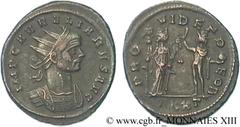 AURELIEN(07/270-09/275)Lucius Domitius Aurelianus Aurelianus N° v13_0827    Date : 274-275 Nom de l'atelier : Italie, Ticinum, Pavie Métal : billon Diamètre : 23mm Axe des coins : 12h. Poids : 4,05g. 