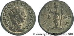TACITE(11-12/275-06/276)Marcus Claudius Tacitus Aurelianus N° v13_0850    Date : 04/276 Nom de l'atelier : Gaule, Lyon Métal : billon Diamètre : 21mm Axe des coins : 12h. Poids : 3,74g. Etat de conser