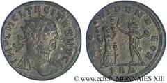 TACITE(11-12/275-06/276)Marcus Claudius Tacitus Aurelianus N° v13_0869    Date : 276 Nom de l'atelier : Thrace, Serdica, Sofia Métal : billon Diamètre : 23mm Axe des coins : 6h. Poids : 3,86g. Degré d
