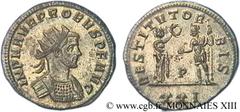 PROBUS(06-07/276-09/282)Marcus Aurelius Probus Aurelianus N° v13_0910    Date : 282 Nom de l'atelier : Pannonie supérieure, Siscia Métal : billon Diamètre : 21mm Axe des coins : 12h. Poids : 3,25g. De