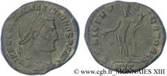 GALERE(1/03/293-5/05/311)Galerius Valerius MaximianusAuguste(1/05/305-5/05/311) Follis ou nummus N° v13_1077    Date : 310 Nom de l'atelier : Europe, Héraclée Métal : cuivre Diamètre : 24,5mm Axe des 
