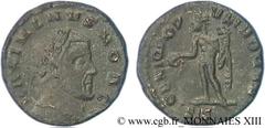 MAXIMIN II DAIA(1/05/305-04/313)Caius Galerius Valerius MaximinusCésar(1/05/305-310) Quart de follis ou quart de nummus N° v13_1087    Date : 305-306 Nom de l'atelier : Savie, Siscia Métal : cuivre Di