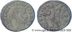 LICINIUS Ier(11/08/308-09/324)Valerius Licinianus Licinius Follis ou nummus N° v13_1116    Date : 312-313 Nom de l'atelier : Vénétie et Istrie, Aquilée Métal : cuivre Diamètre : 21,5mm Axe des coins :