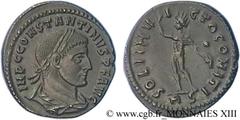 CONSTANTIN Ier LE GRAND(25/07/306-22/05/337)Flavius Valerius ConstantinusAuguste (25/12/307-22/05/337) Follis ou nummus N° v13_1162    Date : 312-313 Nom de l'atelier : Rome Métal : cuivre Diamètre : 
