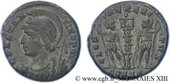 CONSTANTINOPLE(330-348) Centenionalis ou nummus N° v13_1210    Date : 337 Nom de l'atelier : Constantinople Métal : cuivre Diamètre : 16mm Axe des coins : 5h. Poids : 1,59g. Degré de rareté : R2 Etat 
