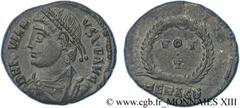 JOVIEN(27/06/363-17/02/364)Flavius Claudius Jovianus Maiorina ou nummus N° v13_1342    Date : 363-364 Nom de l'atelier : Europe, Héraclée Métal : cuivre Diamètre : 19mm Axe des coins : 6h. Poids : 3,0
