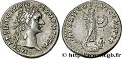 Roman coins DOMITIANUS Type : Denier  Date : 92-93  Mint name / Town : Rome  Metal : silver  Millesimal fineness : 900  ‰ Diameter : 19  mm Orientation dies : 6  h. Weight : 3,47  g. Obverse legend : 