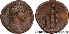 Roman coins COMMODUS Type : Sesterce  Date : 179  Mint name / Town : Rome  Metal : bronze  Diameter : 29  mm Orientation dies : 6  h. Weight : 20,08  g. Rarity : R1  Obverse legend : L. AVREL COMMO-DV