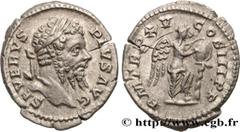 Roman coins SEPTIMIUS SEVERUS Type : Denier  Date : 207  Mint name / Town : Rome  Metal : silver  Millesimal fineness : 550  ‰ Diameter : 20,5  mm Orientation dies : 12  h. Weight : 3,14  g. Rarity : 