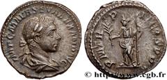 Roman coins SEVERUS ALEXANDER Type : Denier  Date : 223  Mint name / Town : Rome  Metal : silver  Millesimal fineness : 500  ‰ Diameter : 19  mm Orientation dies : 6  h. Weight : 2,88  g. Rarity : R1 