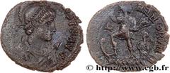 Roman coins THEODOSIUS I Type : Maiorina pecunia  Date : 379-383  Mint name / Town : Atelier indéterminé  Metal : copper  Diameter : 19,5  mm Orientation dies : 6  h. Weight : 4,09  g. Officine : 2e  