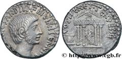 Roman coins OCTAVIAN Type : Denier  Date : printemps - été   Date : c. 36 AC.  Mint name / Town : Rome ou Italie  Metal : silver  Millesimal fineness : 950  ‰ Diameter : 17  mm Orientation dies : 6  h