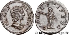 Roman coins JULIA DOMNA Type : Denier  Date : 214  Mint name / Town : Rome  Metal : silver  Millesimal fineness : 500  ‰ Diameter : 19,5  mm Orientation dies : 12  h. Weight : 3,67  g. Officine : 6e  