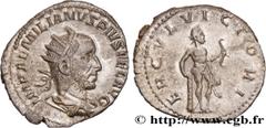 Roman coins AEMILIANUS Type : Antoninien  Date : 253  Mint name / Town : Rome  Metal : billon  Millesimal fineness : 350  ‰ Diameter : 21  mm Orientation dies : 7  h. Weight : 3,13  g. Rarity : R2  Of