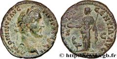 Roman coins ANTONINUS PIUS Type : As  Date : 148-149  Mint name / Town : Rome  Metal : copper  Diameter : 26  mm Orientation dies : 12  h. Weight : 9,85  g. Rarity : R2  Obverse legend : ANTONINVS AVG