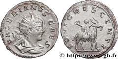 Roman coins VALERIAN II Type : Antoninien  Date : 257-258  Mint name / Town : Trèves  Metal : billon  Millesimal fineness : 250  ‰ Diameter : 21,5  mm Orientation dies : 11  h. Weight : 3,16  g. Obver