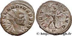 Roman coins CLAUDIUS II GOTHICUS Type : Antoninien  Date : 269  Mint name / Town : Milan  Metal : billon  Millesimal fineness : 30  ‰ Diameter : 20  mm Orientation dies : 6  h. Weight : 3,36  g. Offic