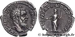 Roman coins PERTINAX Type : Denier  Date : 193  Mint name / Town : Rome  Metal : silver  Millesimal fineness : 750  ‰ Diameter : 18,5  mm Orientation dies : 12  h. Weight : 3,04  g. Rarity : R3  Obver