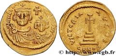 Byzantine coins HERACLIUS and HERACLIUS CONSTANTINE Type : Solidus  Date : 616-625  Mint name / Town : Constantinople  Metal : gold  Millesimal fineness : 1.000  ‰ Diameter : 21  mm Orientation dies :