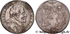 World coins ITALY- PAPAL STATES - ALEXANDER VIII (Pietro Vito Ottoboni) Type : Teston an I  Date : 1689  Mint name / Town : Rome  Quantity minted : -  Metal : silver  Diameter : 31  mm Orientation die