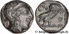 Greek Coins ATTICA - ATHENS Type : Tétradrachme  Date : c. 430 AC.  Mint name / Town : Athènes  Metal : silver  Diameter : 22  mm Orientation dies : 7  h. Weight : 17,19  g. Obverse legend : Anépigrap