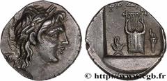 Greek Coins LYCIA - PHASELIS Type : Hemidrachme  Date : c. 167-100 AC.  Mint name / Town : Phasélis, Lycie  Metal : silver  Diameter : 14,5  mm Orientation dies : 12  h. Weight : 2,04  g. Rarity : R1 