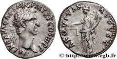 Roman coins NERVA Type : Denier  Date : 97  Mint name / Town : Rome  Metal : silver  Millesimal fineness : 900  ‰ Diameter : 17,5  mm Orientation dies : 7  h. Weight : 3,33  g. Rarity : R1  Officine :