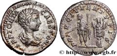 Roman coins GETA Type : Denier  Date : 200  Mint name / Town : Rome  Metal : silver  Millesimal fineness : 650  ‰ Diameter : 18,5  mm Orientation dies : 12  h. Weight : 3,67  g. Rarity : R1  Officine 