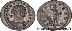 Roman coins AURELIAN Type : Antoninien  Date : automne 273  Mint name / Town : Rome  Metal : billon  Millesimal fineness : 50  ‰ Diameter : 22  mm Orientation dies : 12  h. Weight : 3,80  g. Rarity : 