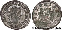 Roman coins CARUS Type : Aurelianus  Date : septembre - octobre  Date : 282  Mint name / Town : Cyzique  Metal : billon  Millesimal fineness : 50  ‰ Diameter : 22,5  mm Orientation dies : 1  h. Weight