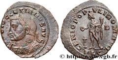 Roman coins DIOCLETIAN Type : Follis ou nummus  Date : 302 - mi 304  Date : 302-304  Mint name / Town : Lyon  Metal : copper  Diameter : 28,5  mm Orientation dies : 12  h. Weight : 8,71  g. Officine :