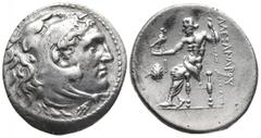 Greek Coins Greek LYCIA, Phaselis. Circa 218/7-186/5 BC. AR Tetradrachm In the name and types of Alexander III of Macedon. Dated CY 15 (204/3 BC). Head of Herakles right, wearing lion skin / Zeus Aëto