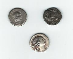 ROMAN COINS ROMAN REPUBLIC Lot . 20 Roman Republic coins. 19 Denarius and 1 anonym Victoriatus (211-208 BC). C. Postumius; L. Procilius; L Titurius Lf Sabinus; L. Rubrius Dossenus (x2); L Calpurnius P