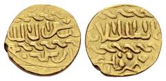 ISLAMIC COINS BURJI MAMLUK. al-Ashraf Barsbay (?), 1422-1438. Gold Ashrafi (AH 825-AH 841). AU 3.40 g. VF-XF