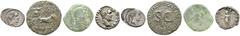 ROMAN EMPIRE ROMAN EMPIRE Collection of 233 coins : 2 Quinarii, 56 Denarii, 1 Quadrans, 39 Asses and Dupondii, 47 Sestertii, 40 Antoniniani, 47 Folles and Numii, 1 Siliqua. Total (233). Varied coins f