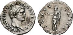 ROMAN EMPIRE. Otho, 69. Denarius 69, Rome. Obv. M OTHO CAESAR AVG TR P. Bare head right. Rev. SECVRITAS P R. RIC 8. AR. 3.13 g. AU