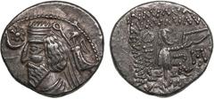 Ancient - Oriental Parthia (Mithradatkart) AR Drachm – Phraatakes (c. 2 BC - 4 AD) Parthia, Phraatakes (c. 2 BC - 4 AD). AR Drachm, 3.55g. 18mm. XF-/XF. ND, Mithradatkart. Diademed bust left; behind, 