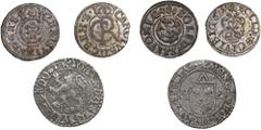Livonia Group of coins: Sweden 1 Öre Johan, Hertig av Östergötland (1606-1618), Riga Solidus 1648, 1663 (3) Various condition. Sweden 1 Öre Johan, Hertig av Östergötland (1606-1618) - SM 6bRiga Solidu