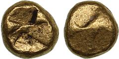 Ancient - Celtic World Celtic Central Europe, Boii. AV Fraction (1/24 Stater) c. 2nd - 1st Centuries BC 0.24g. VF/VF. 'Athena Alkis' type. Obv.: Globular surface with uncertain pattern. Rev.: Stylized