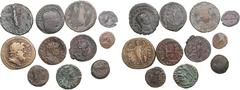 Lots & Collections: Ancient coins Greek & Roman Imperial coins (11) Various condition. Sold as seen no return.Roman Empire (Londinium) BI Antoninianus – Carausius (Romano-British Emperor, AD 286-293).