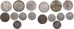 Lots & Collections: World coins and medals Group of World coins (8) Various condition. Lot inclides: Polish-Lithuanian Commonwealth (Bydgoszcz) AR 1½ Groschen / Półtorak 1624 – Sigismund III Vasa (158