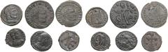 Lots & Collections: Ancient coins Lots & Collections: Ancient coins Late Roman & Byzantine coins (6) Various condition. Lot includes: Roman Empire (Siscia) Follis ND (AD 312) - Licinius I (308-324) Re