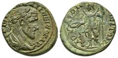 Roman Provincial Coins BITHYNIA. Iuliopolis.Maximinus Thrax (235-238). Ae. Obv : Γ ΙΟΥ ΟΥΗ ΜΑΞΙΜΙΝΟϹ ΑΥΓ; laureate, draped and cuirassed bust of Maximinus, r., seen from rear. Rev : ΙΟΥΛΙΟΠΟΛEΙΤΩΝ; Mê